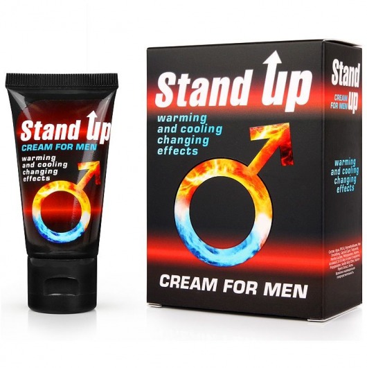 Возбуждающий крем для мужчин Stand Up - 25 гр. - Биоритм - купить с доставкой в Рязани