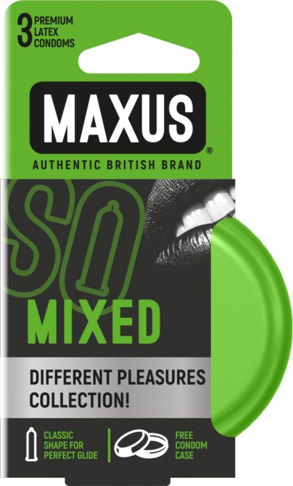 Презервативы в железном кейсе MAXUS Mixed - 3 шт. - Maxus - купить с доставкой в Рязани