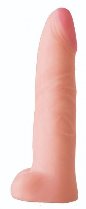 Телесная насадка на Harness с коннектором BLACK LINE - 18,5 см. - LOVETOY (А-Полимер) - купить с доставкой в Рязани