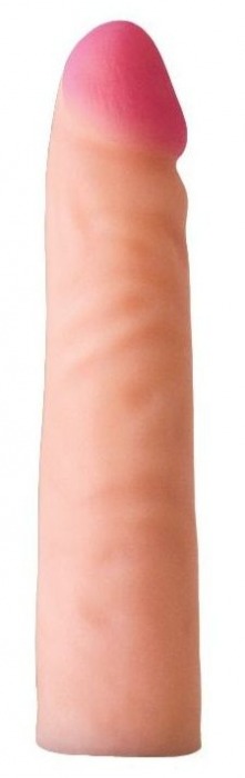 Телесная насадка на Harness с коннектором GREEN LINE - 17,5 см. - LOVETOY (А-Полимер) - купить с доставкой в Рязани