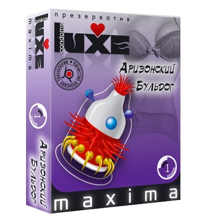 Презерватив LUXE Maxima  Аризонский Бульдог  - 1 шт. - Luxe - купить с доставкой в Рязани