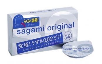 Ультратонкие презервативы Sagami Original QUICK - 6 шт. - Sagami - купить с доставкой в Рязани
