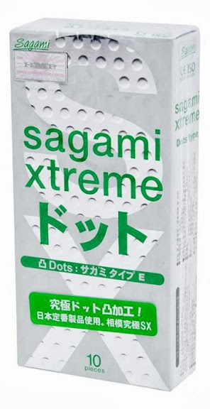 Презервативы Sagami Xtreme Type-E с точками - 10 шт. - Sagami - купить с доставкой в Рязани