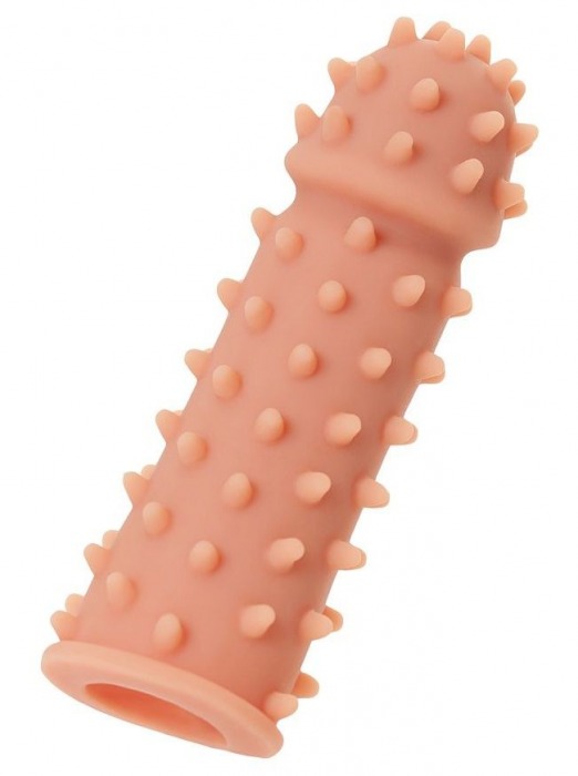 Телесная реалистичная насадка KOKOS Extreme Sleeve 03 с дополнительной стимуляцией - 12,7 см. - KOKOS - в Рязани купить с доставкой