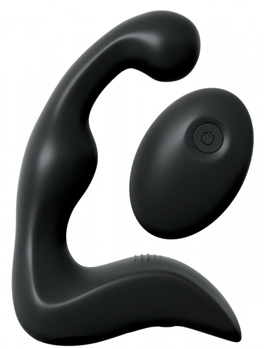 Черный вибромассажер простаты с пультом ДУ Control P-Spot Pro - Pipedream - в Рязани купить с доставкой