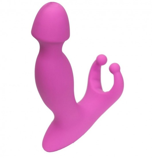 Розовый стимулятор простаты с усиками - 15 см. - 4sexdreaM - в Рязани купить с доставкой