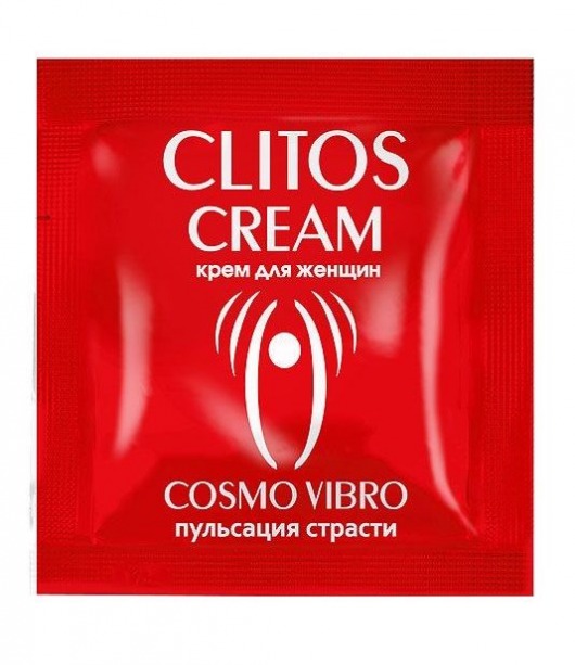 Пробник возбуждающего крема для женщин Clitos Cream - 1,5 гр. - Биоритм - купить с доставкой в Рязани