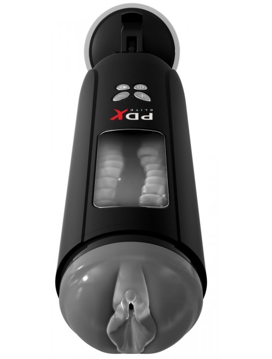 Серый мастурбатор-вагина с функцией переминания Ultimate Milker - Pipedream - в Рязани купить с доставкой