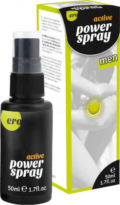 Стимулирующий спрей для мужчин Active Power Spray - 50 мл. - Ero - купить с доставкой в Рязани