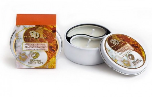 Массажная свеча  Янтарное утро - БиоМед - купить с доставкой в Рязани