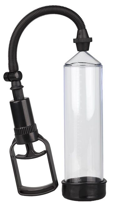 Прозрачная вакуумная помпа TRIGGER HANDLE PENIS PUMP - Dream Toys - в Рязани купить с доставкой