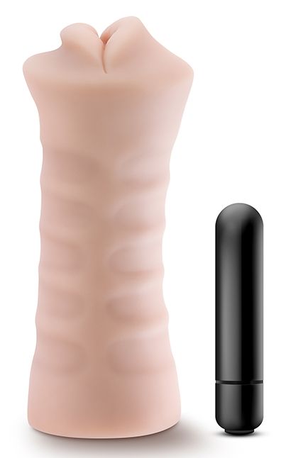 Телесный мастурбатор-ротик Angie - Blush Novelties - в Рязани купить с доставкой