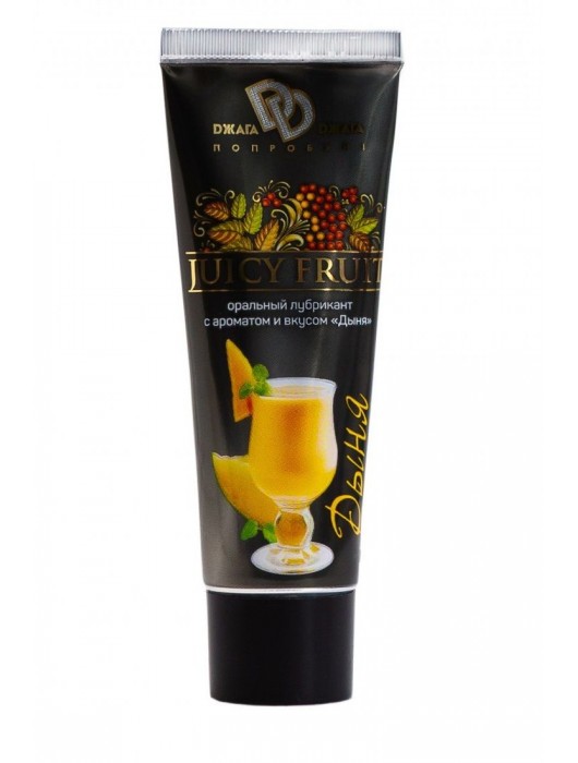 Интимный съедобный лубрикант JUICY FRUIT с ароматом дыни - 30 мл. - БиоМед - купить с доставкой в Рязани