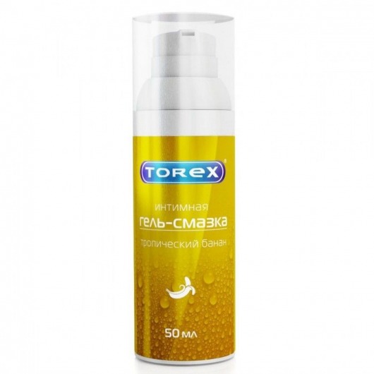 Гель-смазка на водной основе Torex  Тропический банан  - 50 мл. - Torex - купить с доставкой в Рязани
