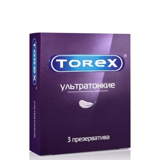 Презервативы Torex  Ультратонкие  - 3 шт. - Torex - купить с доставкой в Рязани