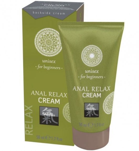 Анальный крем Anal Relax Cream - 50 мл. - Shiatsu - купить с доставкой в Рязани