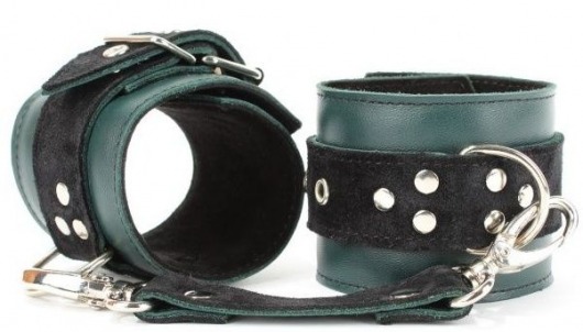Изумрудные оковы на ноги Ladys Arsenal на карабинах - БДСМ Арсенал - купить с доставкой в Рязани