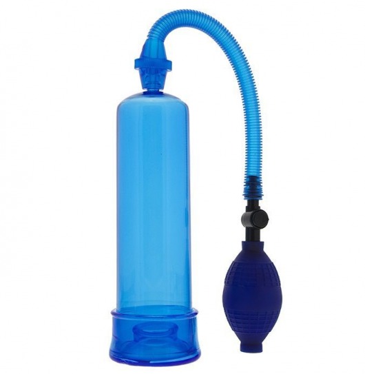 Синяя вакуумная помпа MENZSTUFF PENIS ENLARGER - Dream Toys - в Рязани купить с доставкой