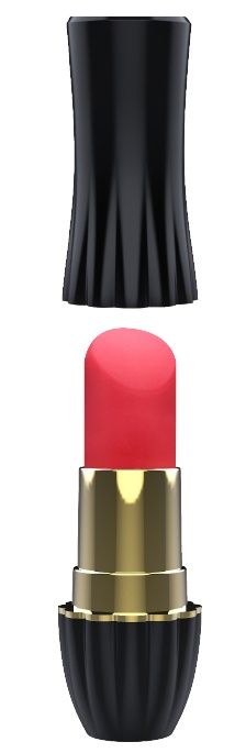 Клиторальный стимулятор-помада LIPSTICK - 9,3 см. - Dream Toys - купить с доставкой в Рязани