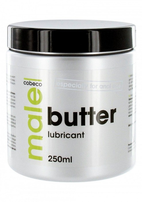 Анальный лубрикант MALE Cobeco Butter Lubricant - 250 мл. - Cobeco - купить с доставкой в Рязани