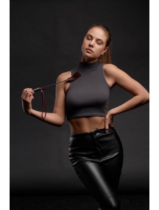 Бордовый стек Ladys Arsenal - 24 см. - БДСМ Арсенал - купить с доставкой в Рязани