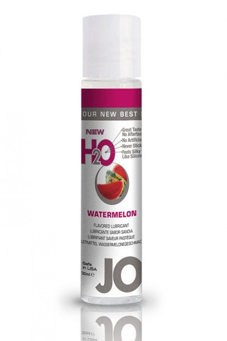 Лубрикант с ароматом арбуза JO Flavored Watermelon - 30 мл. - System JO - купить с доставкой в Рязани