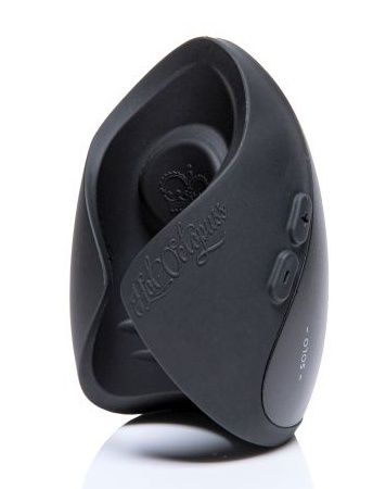 Черный инновационный мужской вибратор PULSE SOLO ESSENTIAL - Hot Octopuss - в Рязани купить с доставкой