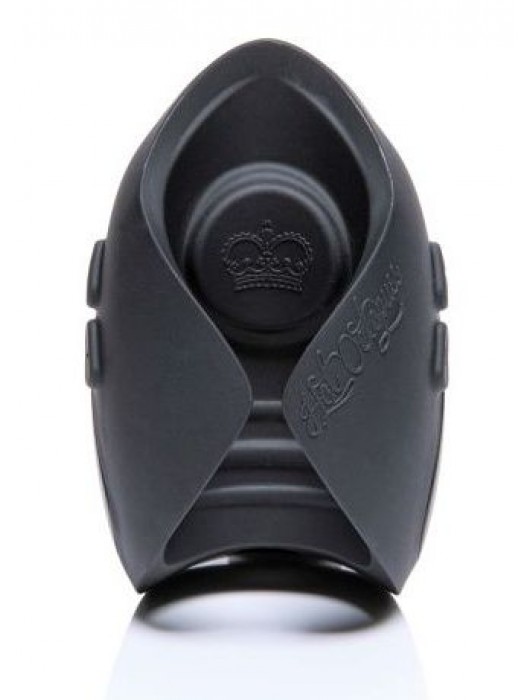 Темно-серый инновационный мужской осциллятор PULSE SOLO LUX с пультом ДУ - Hot Octopuss - в Рязани купить с доставкой