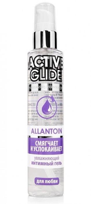 Увлажняющий интимный гель Active Glide Allantoin - 100 гр. - Биоритм - купить с доставкой в Рязани