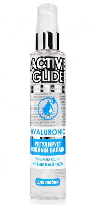 Увлажняющий интимный гель Active Glide Hyaluronic - 100 гр. - Биоритм - купить с доставкой в Рязани