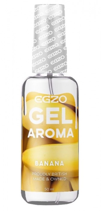 Интимный лубрикант EGZO AROMA с ароматом банана - 50 мл. - EGZO - купить с доставкой в Рязани