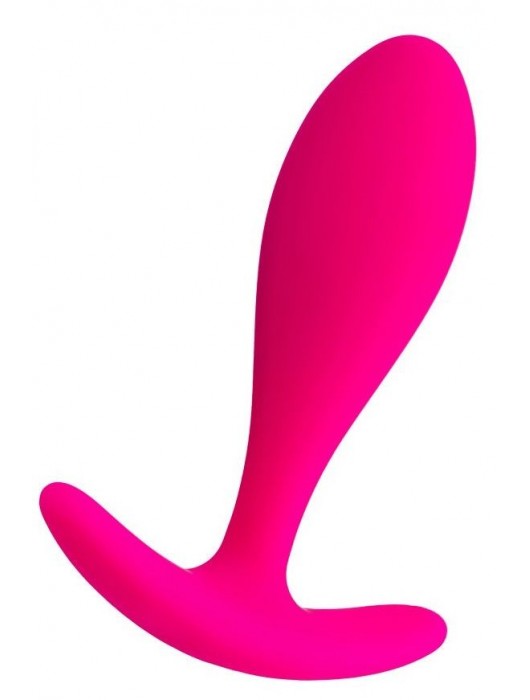 Розовая анальная втулка Hub - 7,2 см. - ToyFa