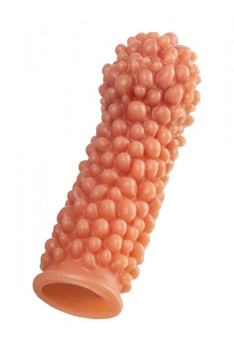 Телесная насадка с мягкими пузырьками - 16,5 см. - KOKOS - в Рязани купить с доставкой