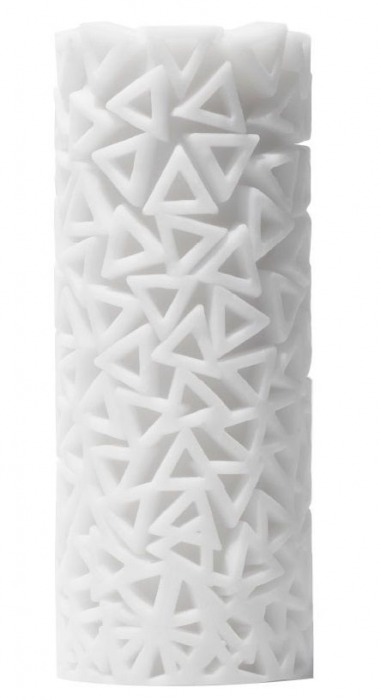 Белый 3D мастурбатор PILE - Tenga - в Рязани купить с доставкой