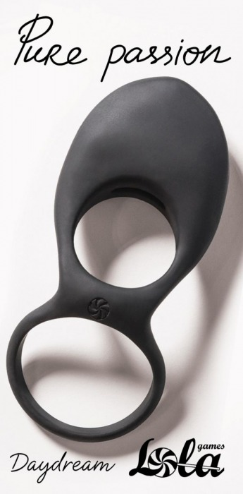 Черное эрекционное виброкольцо Daydream - Lola Games - в Рязани купить с доставкой
