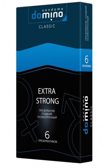 Суперпрочные презервативы DOMINO Extra Strong - 6 шт. - Domino - купить с доставкой в Рязани