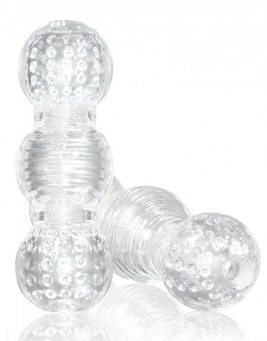 Прозрачный фигурный мастурбатор Master Stroker - Blush Novelties - в Рязани купить с доставкой