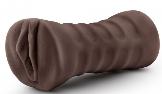 Коричневый мастурбатор-вагина Hot Chocolate Brianna - Blush Novelties - в Рязани купить с доставкой