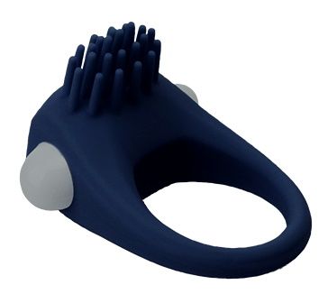 Синее эрекционное виброкольцо STIMU RING - Dream Toys - в Рязани купить с доставкой