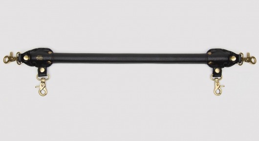Черная распорка для ног Bound to You Faux Leather Spreader Bar - 50,8 см. - Fifty Shades of Grey - купить с доставкой в Рязани