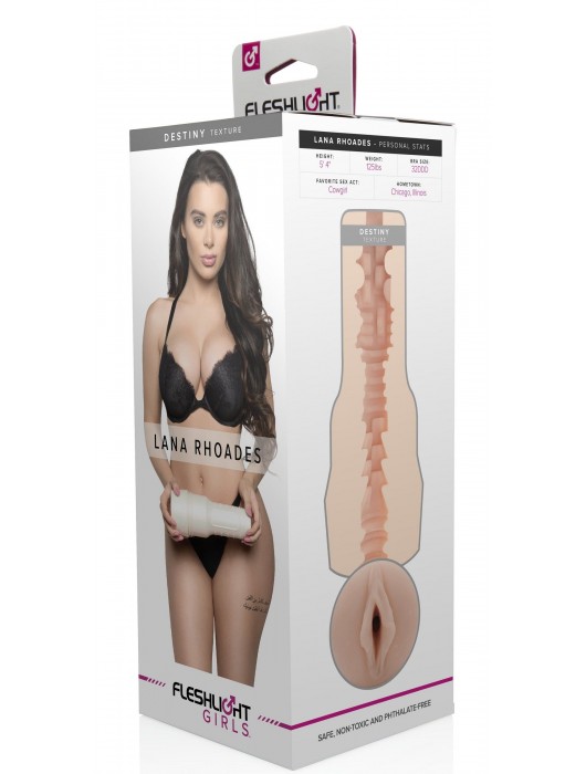 Мастурбатор-вагина Fleshlight Girls - Lana Rhoades Destiny - Fleshlight - в Рязани купить с доставкой