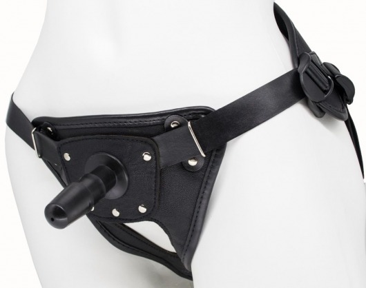 Черный пояс для насадок BEST CLASS STRAP - LOVETOY (А-Полимер) - купить с доставкой в Рязани