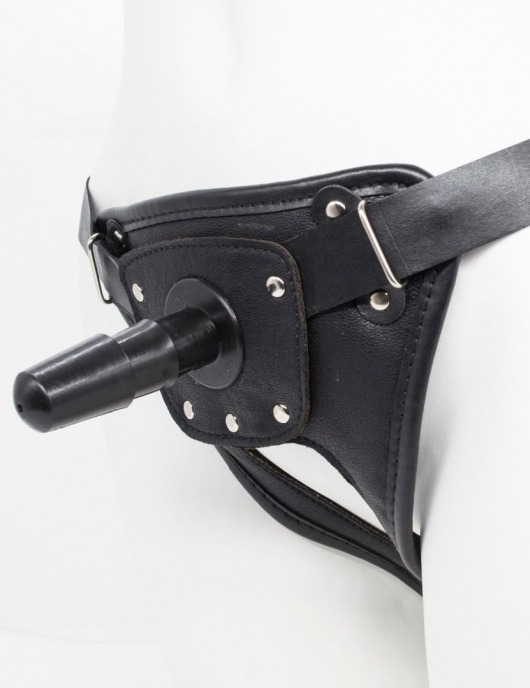 Черный пояс для насадок CLASS STRAP Restyling - LOVETOY (А-Полимер) - купить с доставкой в Рязани