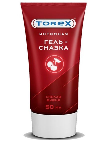 Смазка на водной основе TOREX  Спелая вишня  - 50 мл. - Torex - купить с доставкой в Рязани
