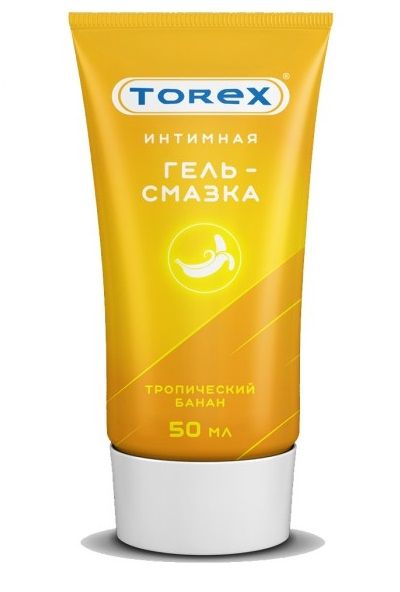 Смазка на водной основе TOREX  Тропический банан  - 50 мл. - Torex - купить с доставкой в Рязани