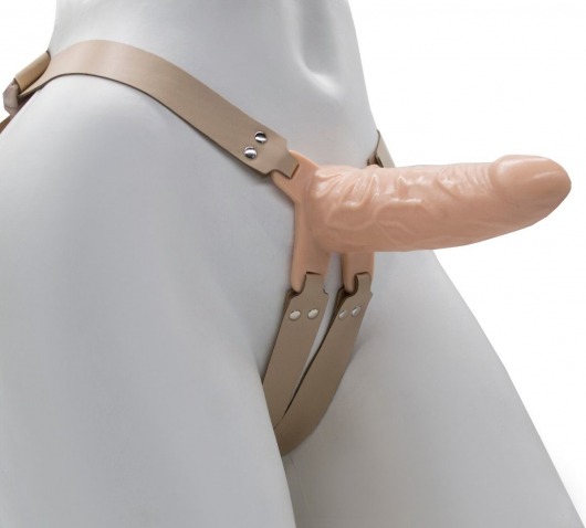 Телесный мужской парапротез MEN STYLE - 15 см. - LOVETOY (А-Полимер) - купить с доставкой в Рязани