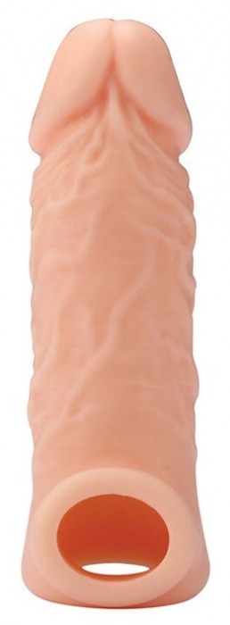 Телесная насадка EXTENDER WITH BALL STRAP 5.5 - 14 см. - Dream Toys - в Рязани купить с доставкой