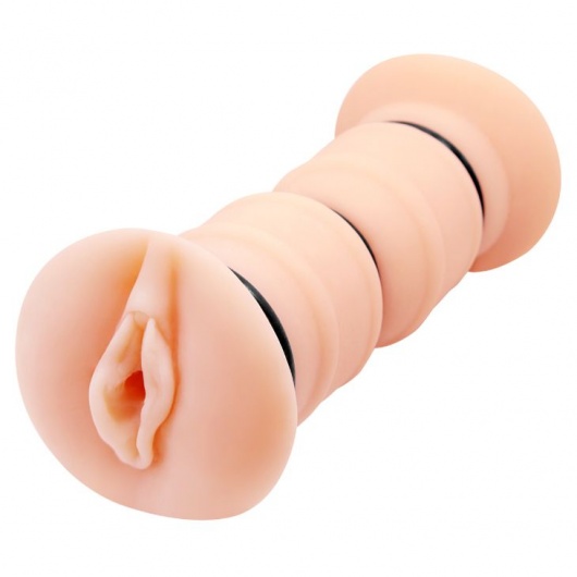 Телесный вибромастурбатор-вагина Michelle - Baile - в Рязани купить с доставкой