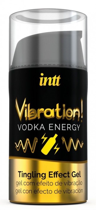 Жидкий интимный гель с эффектом вибрации Vibration! Vodka Energy - 15 мл. - INTT - купить с доставкой в Рязани