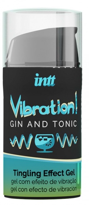 Жидкий интимный гель с эффектом вибрации Vibration! Gin   Tonic - 15 мл. - INTT - купить с доставкой в Рязани